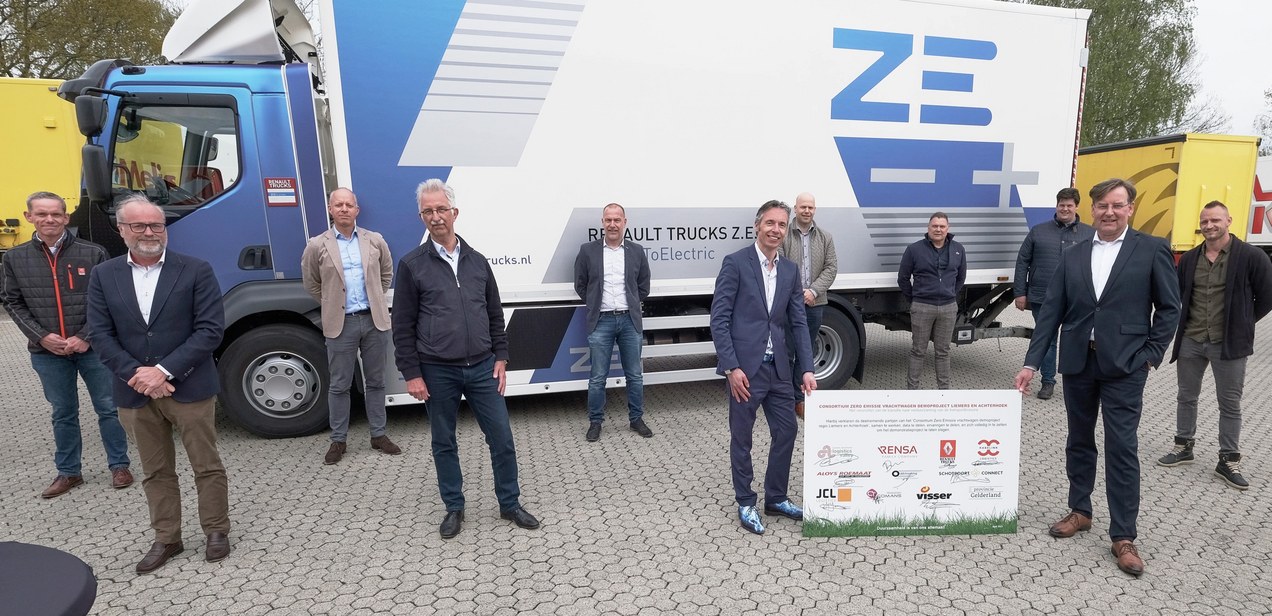 Bedrijven testen Zero Emissie vrachtwagen